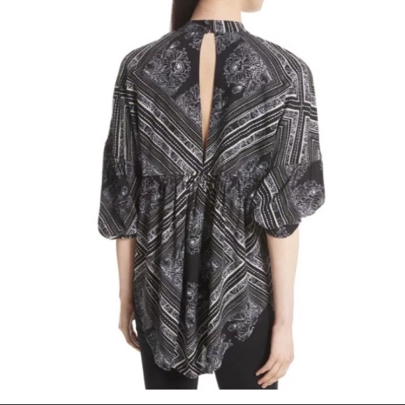 NWT Free People Bohemian Tunic Keyhole Blouse - Picture 5 of 8